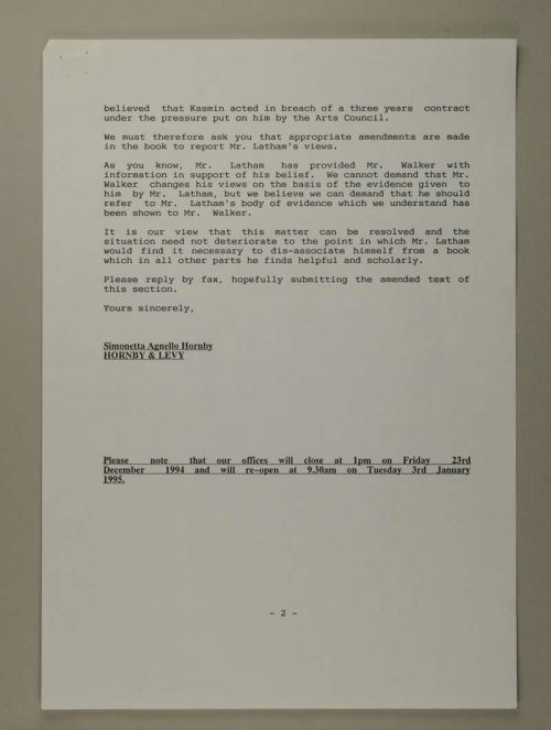Photograph of item