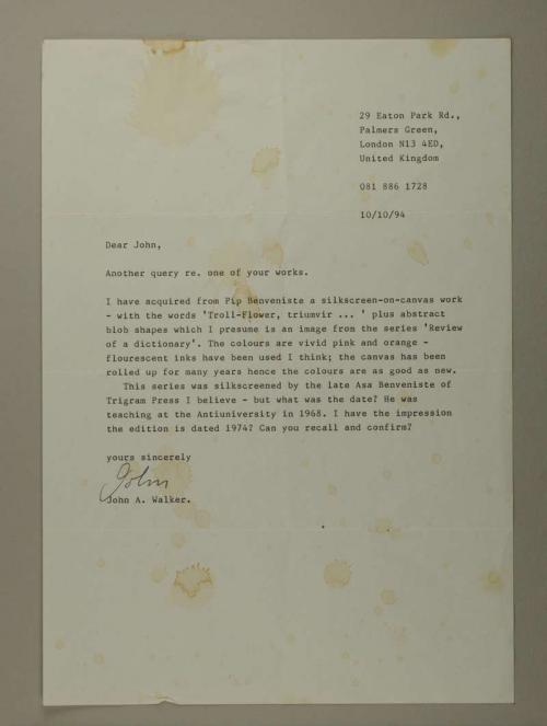 Photograph of item