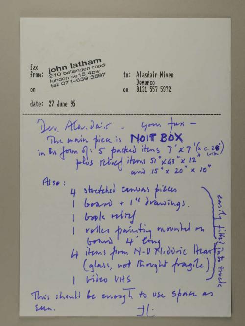 Photograph of item