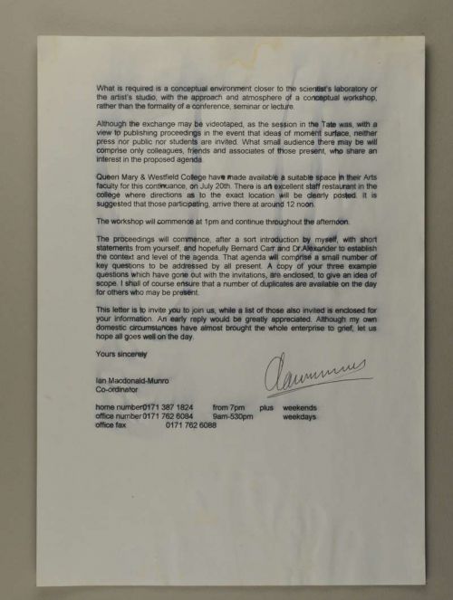 Photograph of item