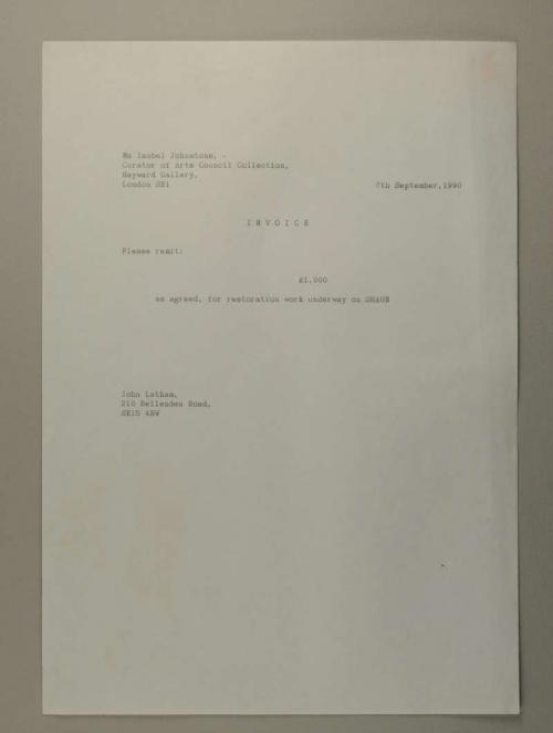Photograph of item