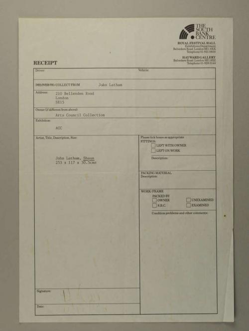 Photograph of item