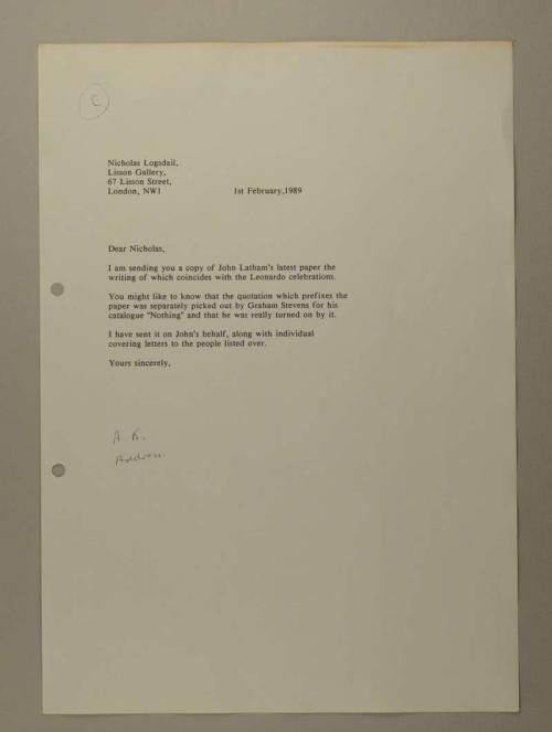 Photograph of item