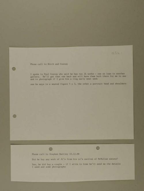 Photograph of item