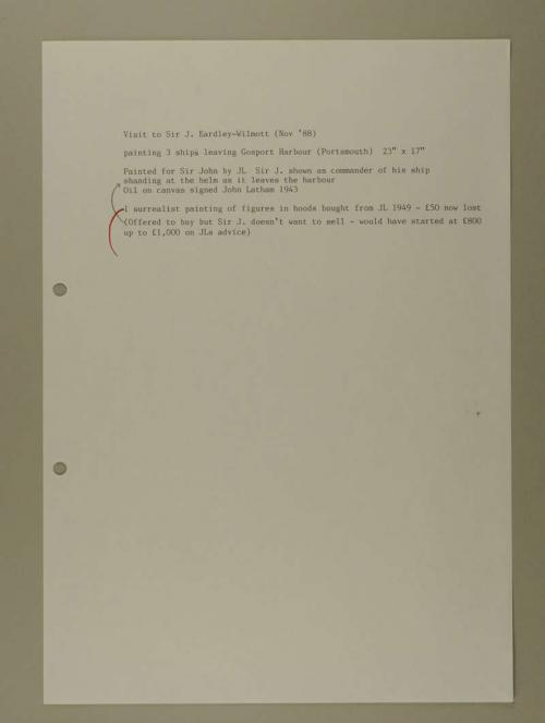 Photograph of item