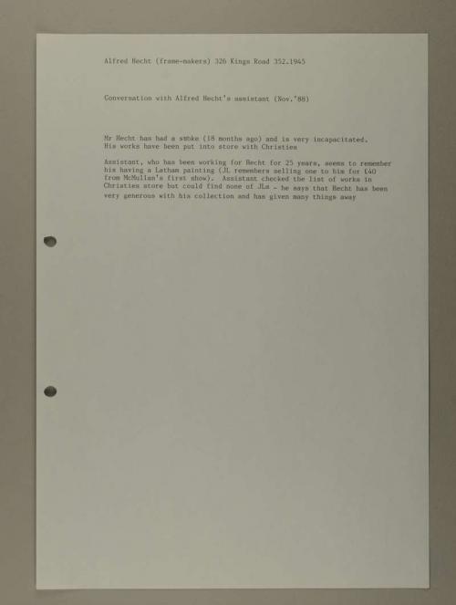 Photograph of item