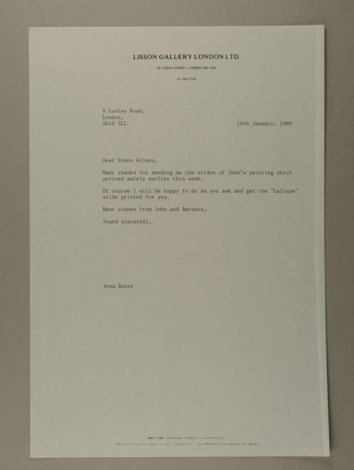 Photograph of item