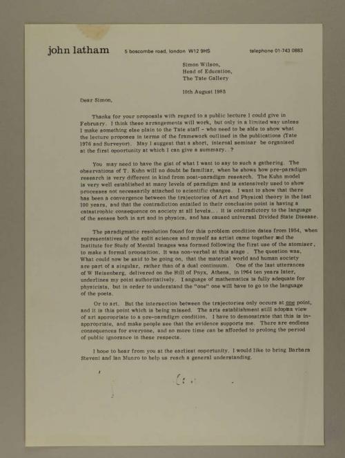 Photograph of item