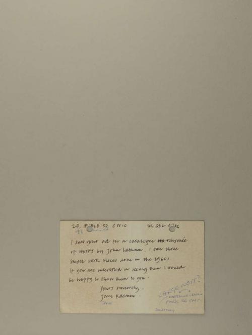 Photograph of item