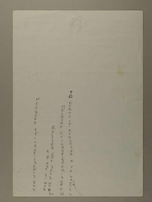 Photograph of item