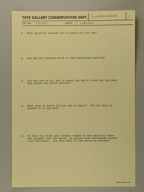 Photograph of item