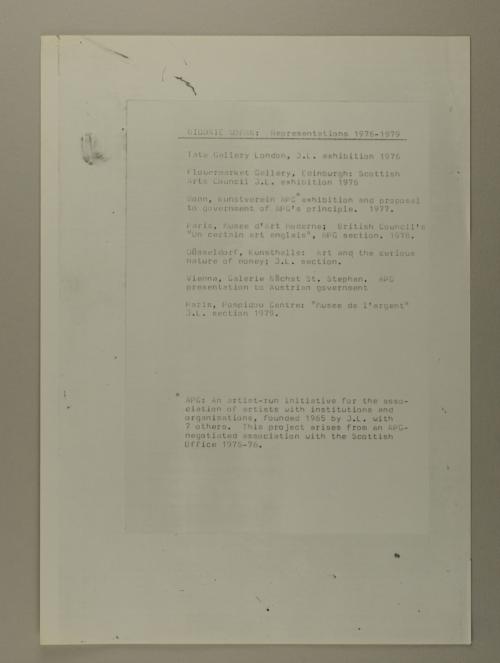Photograph of item