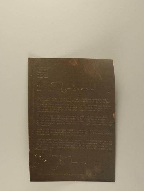 Photograph of item