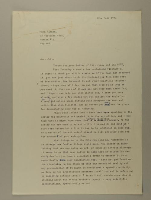 Photograph of item