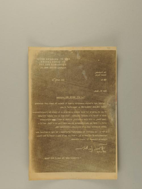 Photograph of item