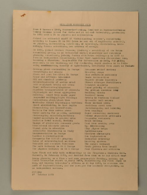 Photograph of item