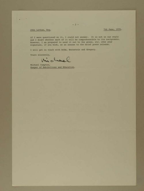 Photograph of item