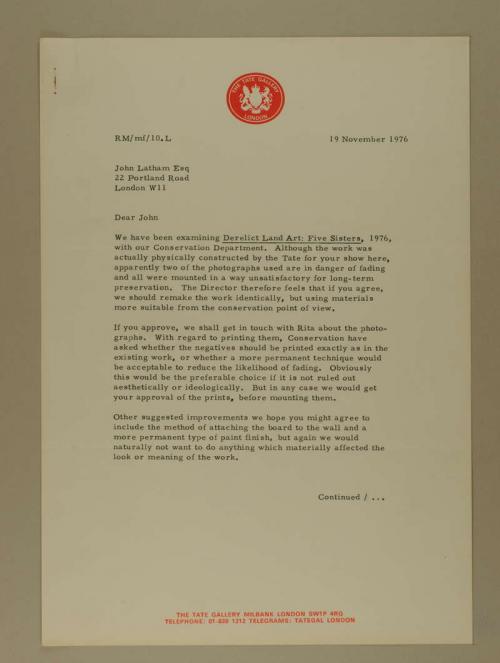 Photograph of item