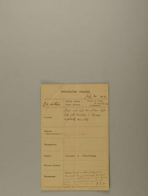 Photograph of item