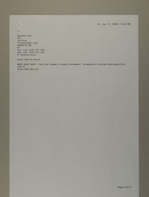 Photograph of item