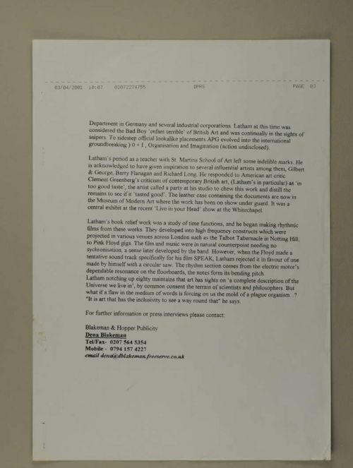 Photograph of item
