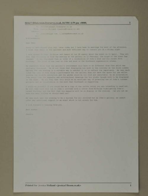 Photograph of item