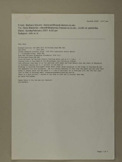 Photograph of item