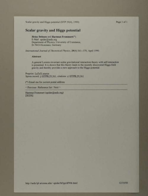 Photograph of item
