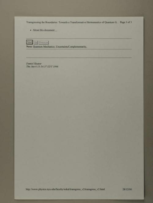 Photograph of item