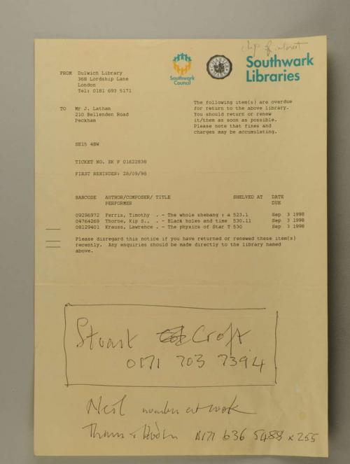 Photograph of item