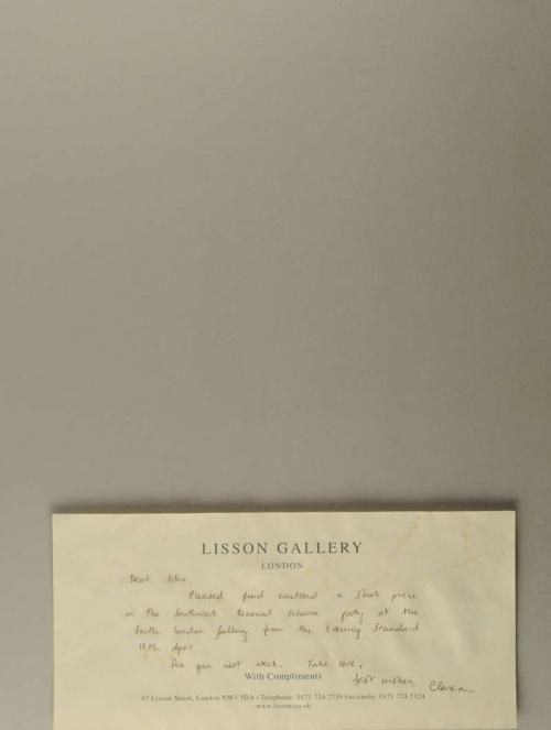 Photograph of item