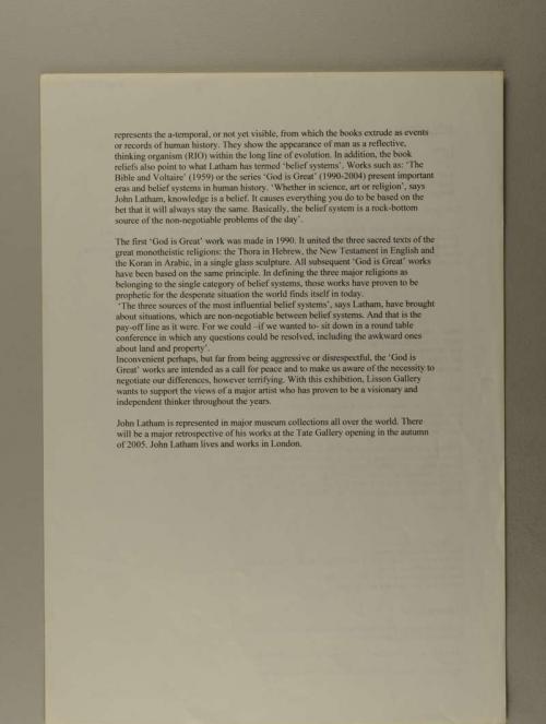 Photograph of item