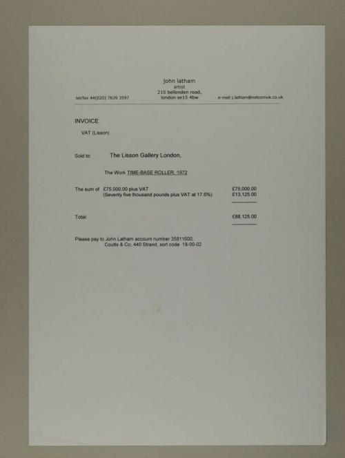 Photograph of item