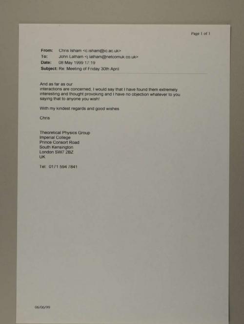 Photograph of item
