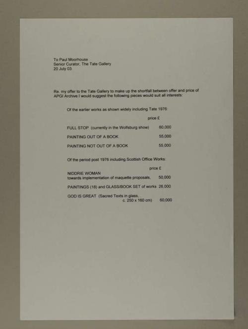 Photograph of item