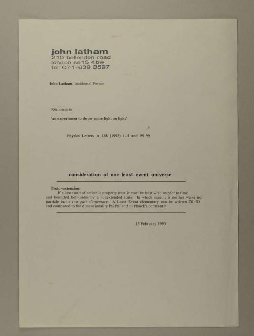 Photograph of item