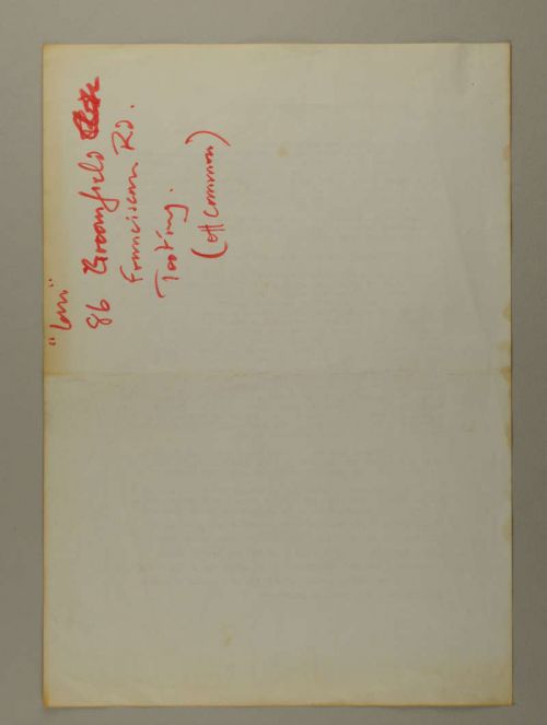 Photograph of item