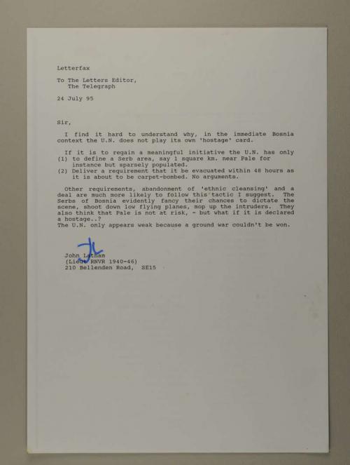 Photograph of item