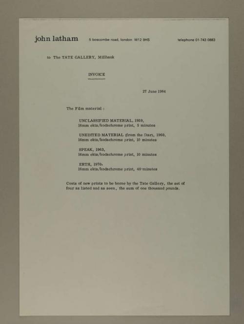 Photograph of item