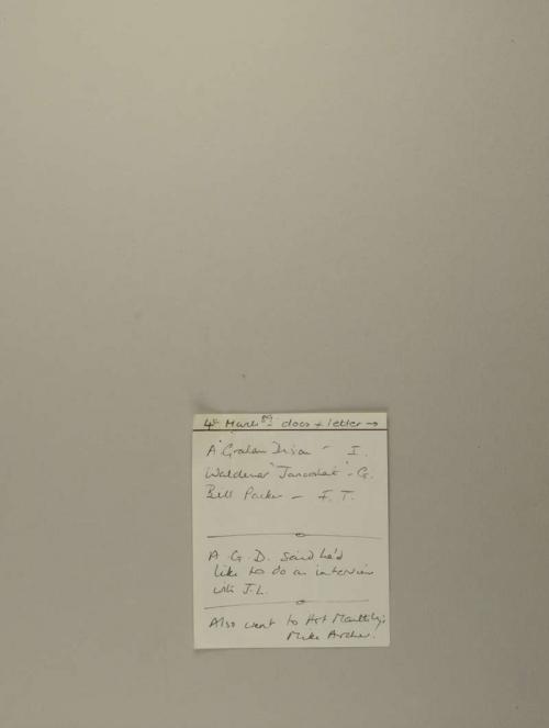 Photograph of item