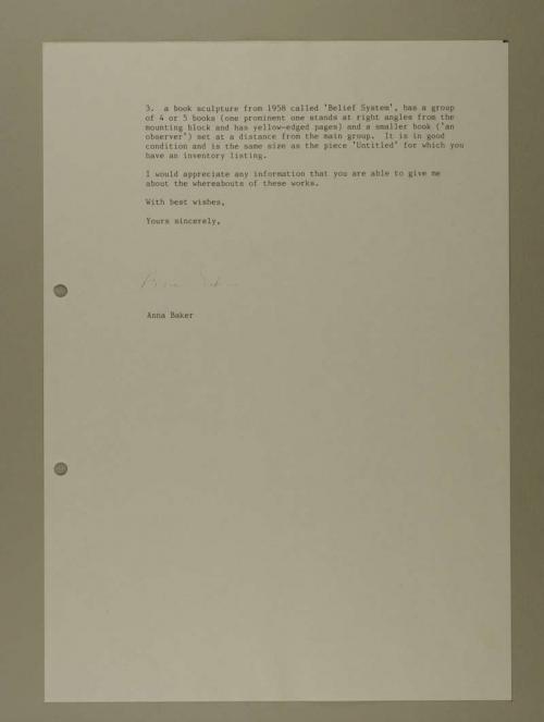 Photograph of item