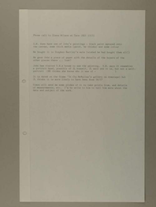 Photograph of item