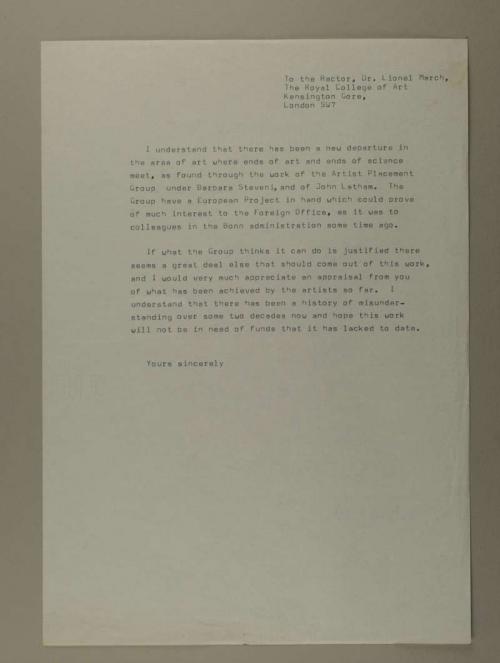 Photograph of item