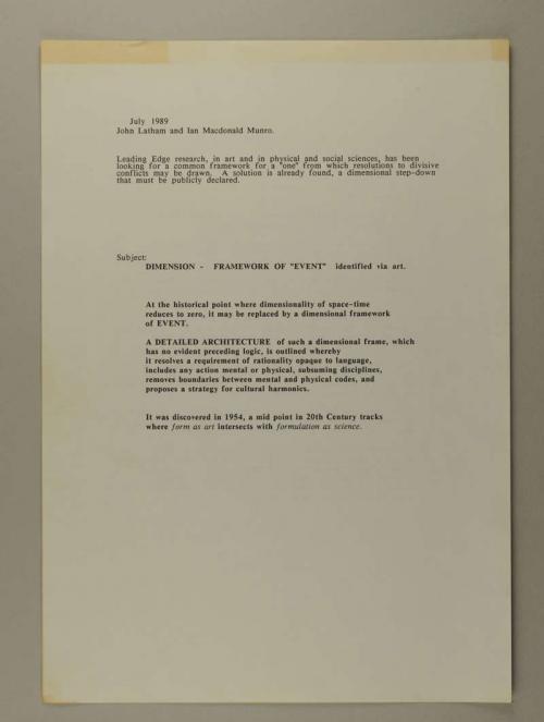 Photograph of item