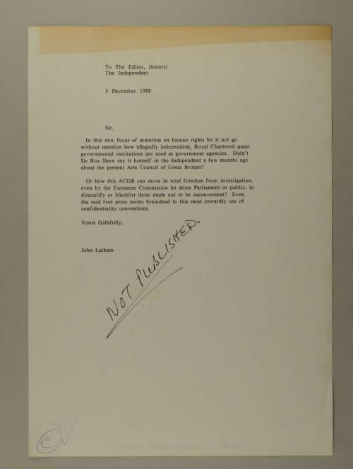 Photograph of item