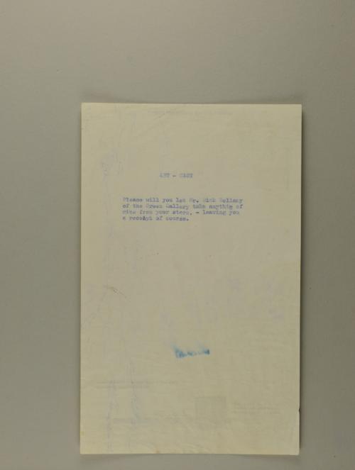 Photograph of item