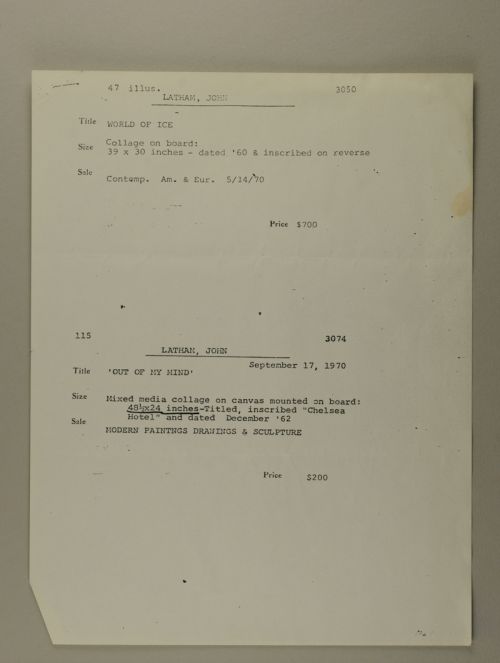 Photograph of item