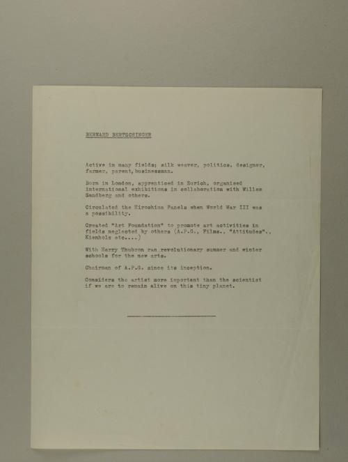Photograph of item