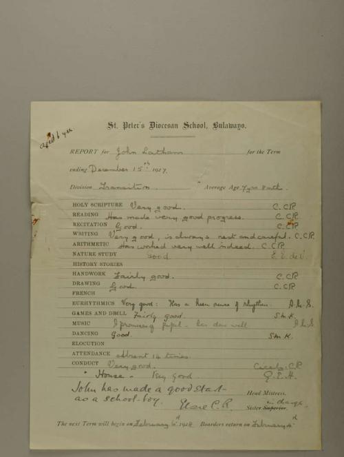 Photograph of item