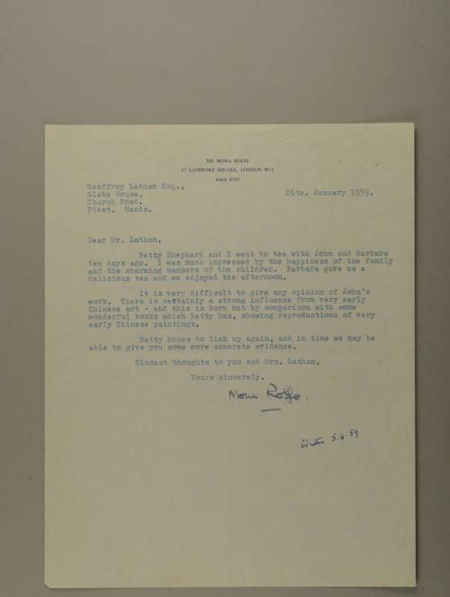 Photograph of item